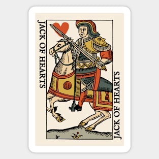 Antique Character of Playing Card Jack of Hearts Magnet